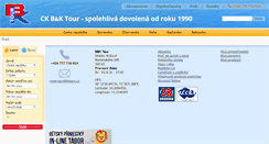 Desktop Screenshot of francie.bktour.cz